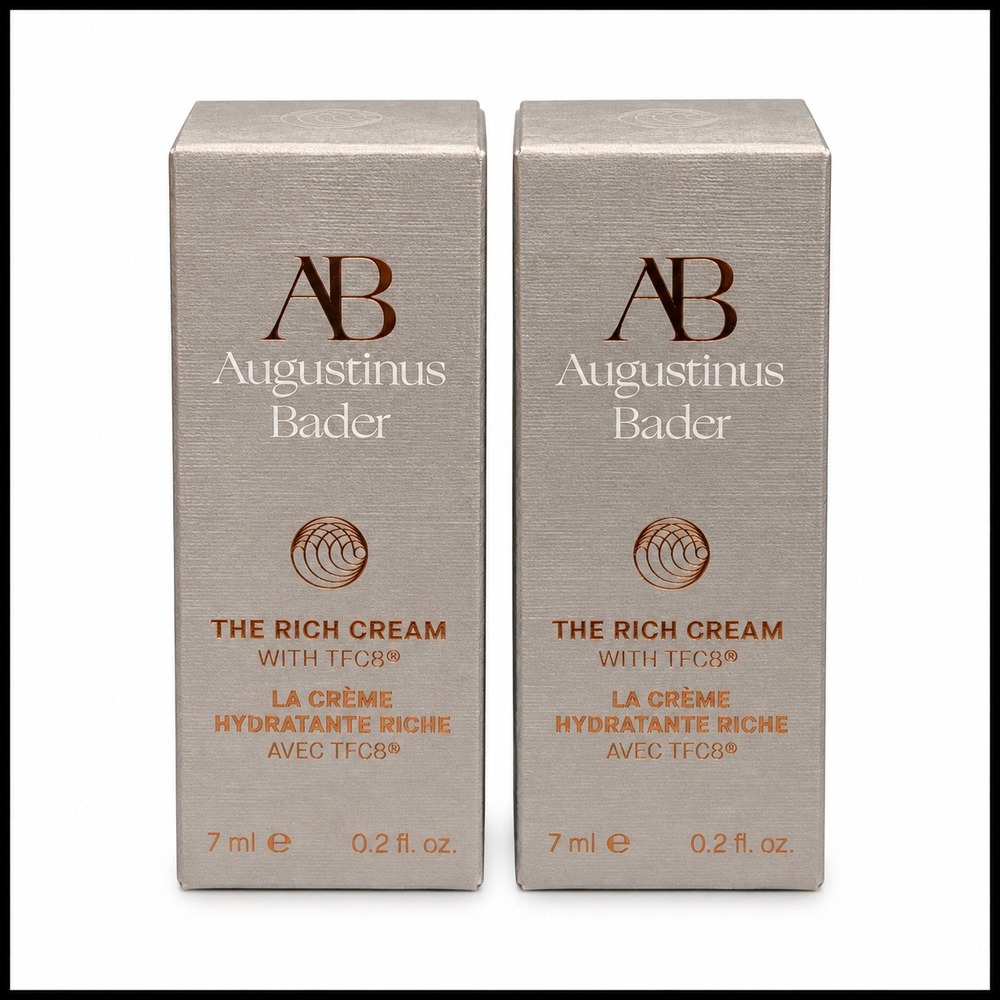 Augustinus Bader The Rich Cream with TFC8 Set of 2 Travel Size 7ml 0.2oz Each